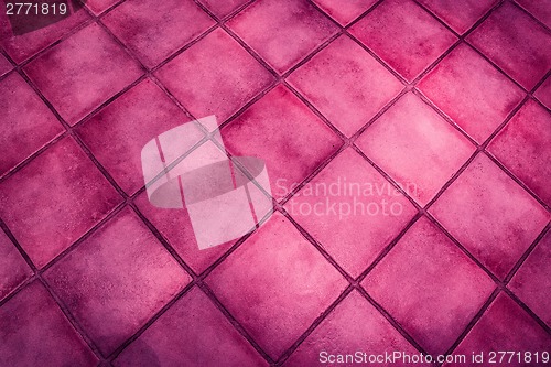Image of Background surface of pink tiles