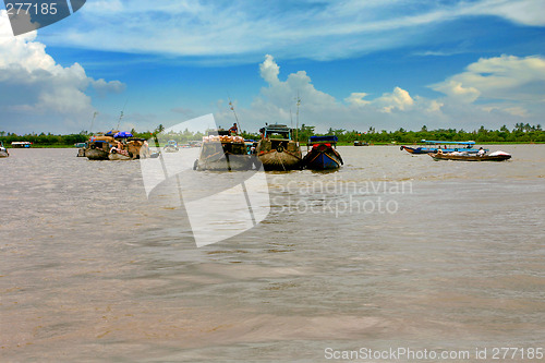 Image of floating market