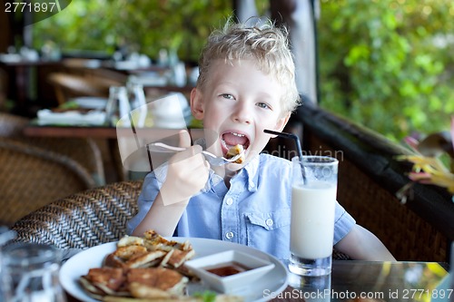 Image of boy at vacation