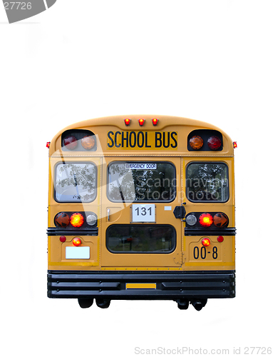 Image of School Bus Rear