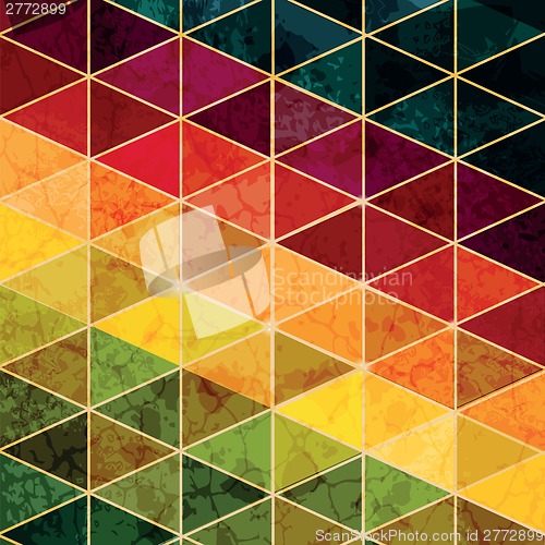 Image of Colorful abstract geometric background