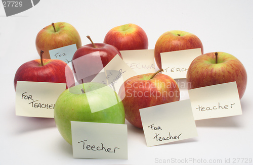 Image of Apples for teacher