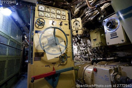 Image of Russian submarine interior