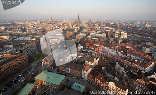 Image of Hamburg top panoramic view