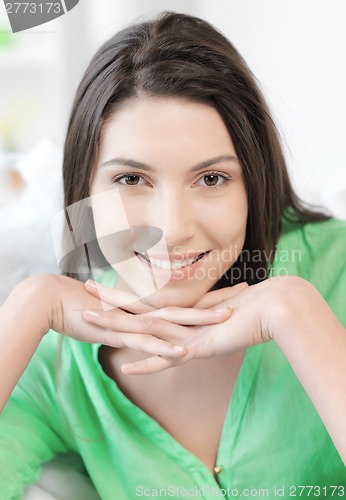 Image of happy and smiling woman