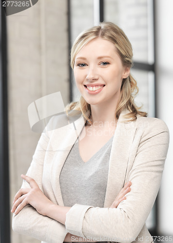 Image of happy and smiling woman
