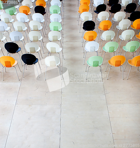 Image of chairs in auditorium