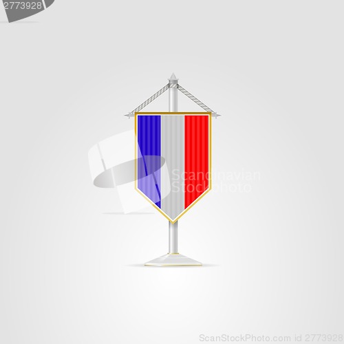 Image of Illustration of national symbols of European countries. France.