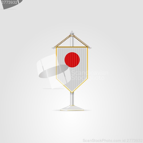 Image of Illustration of national symbols of East Asian countries. Japan.