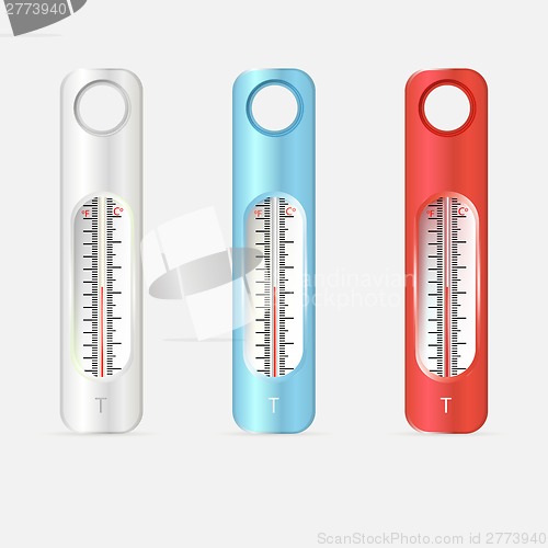 Image of Illustration of thermometers