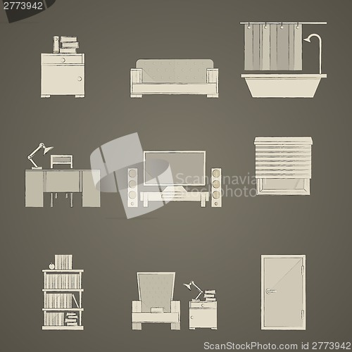 Image of Icons for apartment