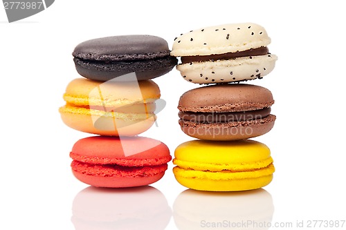 Image of Colorful macaroons, French pastry