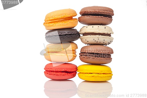 Image of Colorful macaroons, French pastry