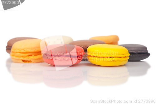 Image of Colorful macaroons, French pastry