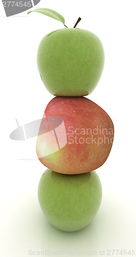 Image of Spa still life from apples 