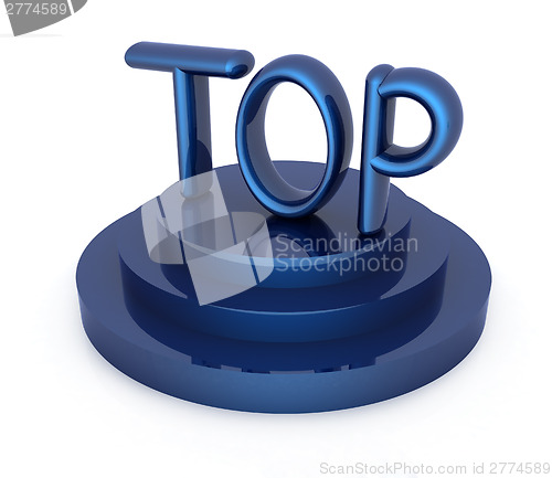 Image of Top icon on white background