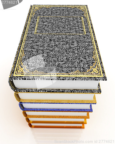 Image of The stack of books