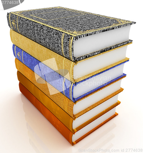 Image of The stack of books