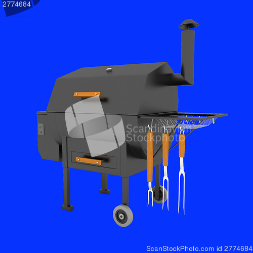 Image of oven barbecue grill