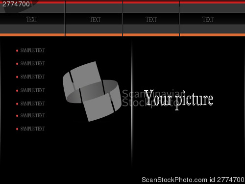 Image of Web template - Website layout