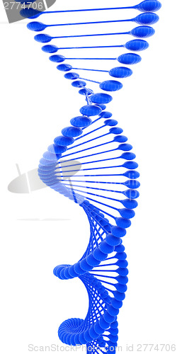 Image of DNA structure model 