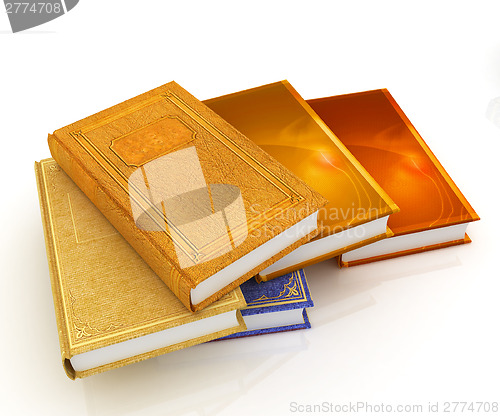 Image of The stack of books