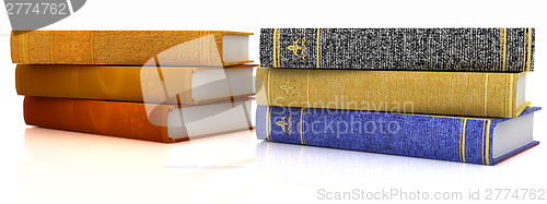 Image of The stack of books