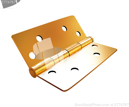 Image of assembly metal hinges