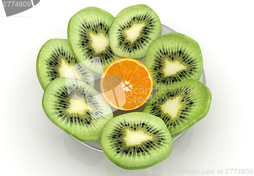 Image of slices of kiwi and orange