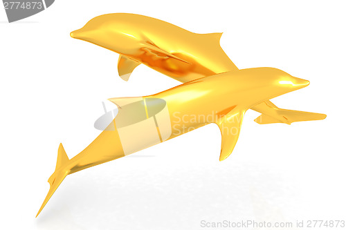 Image of golden dolphin