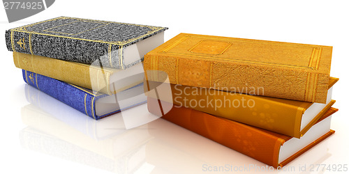 Image of The stack of books