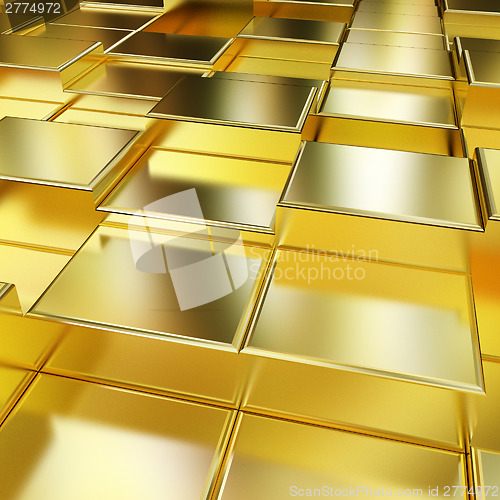 Image of Gold urban background