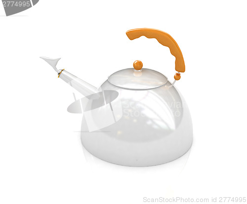 Image of Glossy metall kettle
