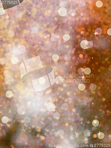 Image of Defocused beidge lights. glitter. EPS 10