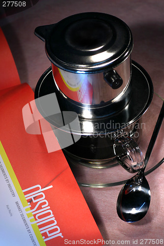 Image of creative with coffee filter