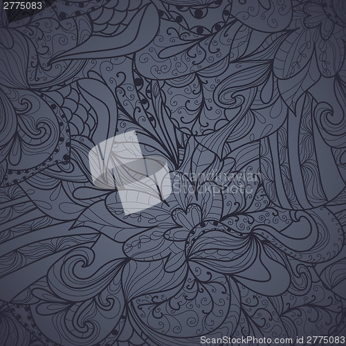Image of Seamless abstract hand-drawn texture