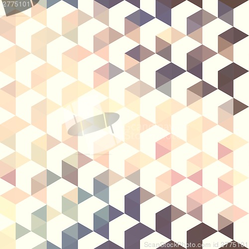 Image of pattern geometric. Background with triangles