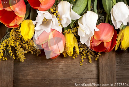 Image of Bouquet of tulips