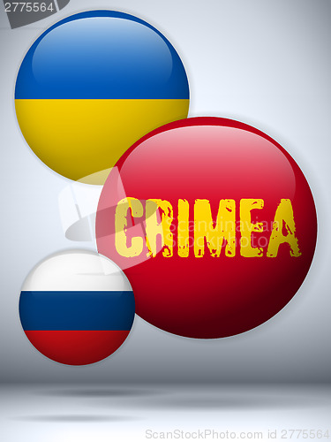 Image of Ukraine and Russia conflict for Crimea Icon