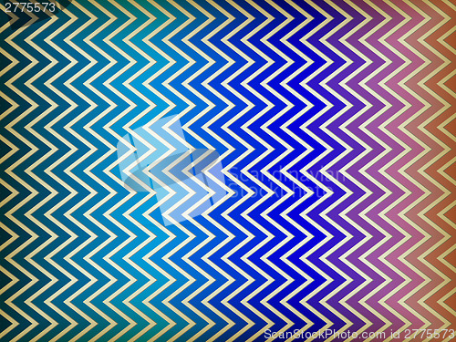 Image of Colorful Zig Zag Background