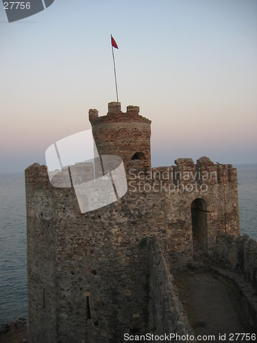 Image of Tower at a fortress in Turkey