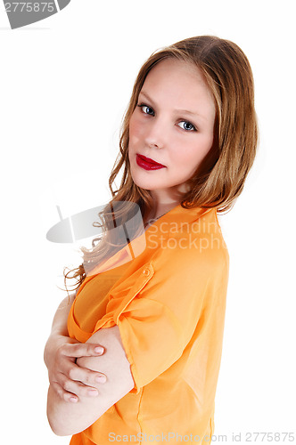 Image of Portrait of pretty girl.