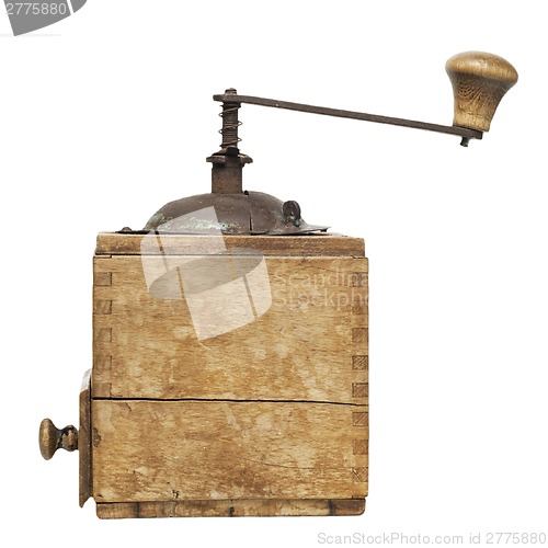 Image of old coffee grinder