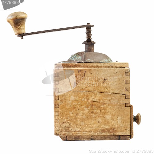 Image of old coffee grinder