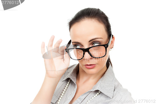 Image of business woman with glasses