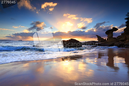 Image of Beach sunrise at Noraville NSW Australia