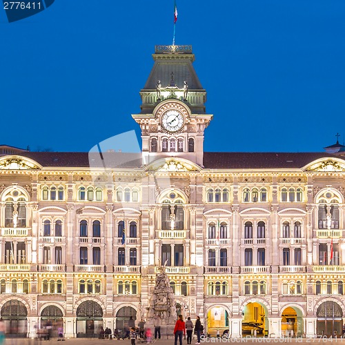 Image of City Hall, Palazzo del Municipio, Trieste, Italy.