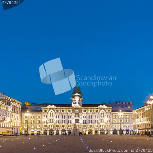 Image of City Hall, Palazzo del Municipio, Trieste, Italy.