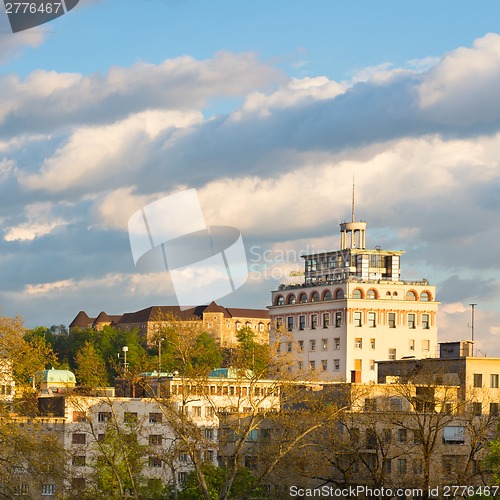 Image of Panorama of Ljubljana, Slovenia, Europe.