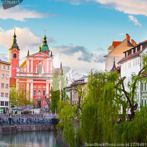 Image of Romantic medieval Ljubljana, Slovenia, Europe.